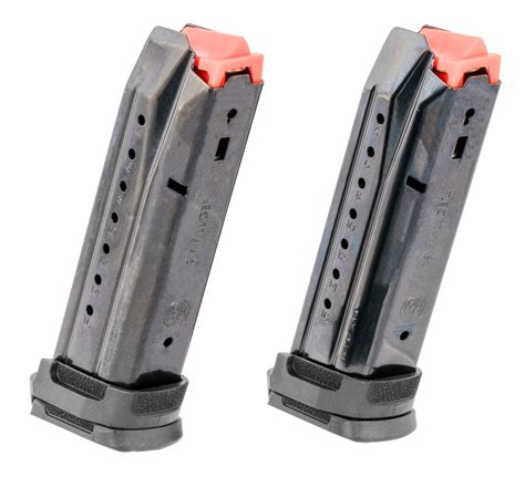 Ruger Security-9 Compact 15 Round Factory Magazine Features - Black Oxide. . Ruger security 9 extended magazine